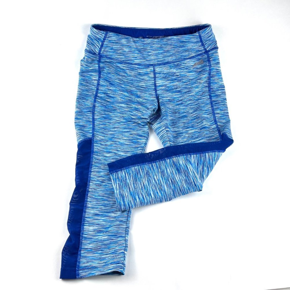 Avia Crop Leggings Striped Active Workout Running Pants